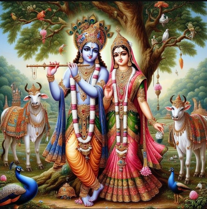 Radha Krishna Love Images