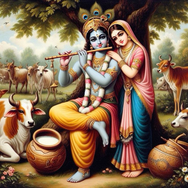 Radha Krishna Love Images