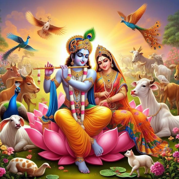 Radha Krishna Love Images