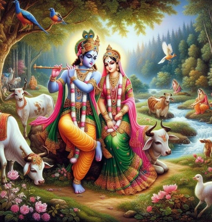 Radha Krishna Love Images