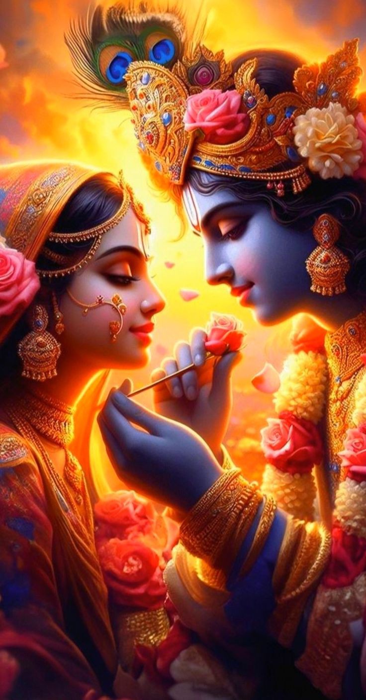 Romantic Radha Krishna Images