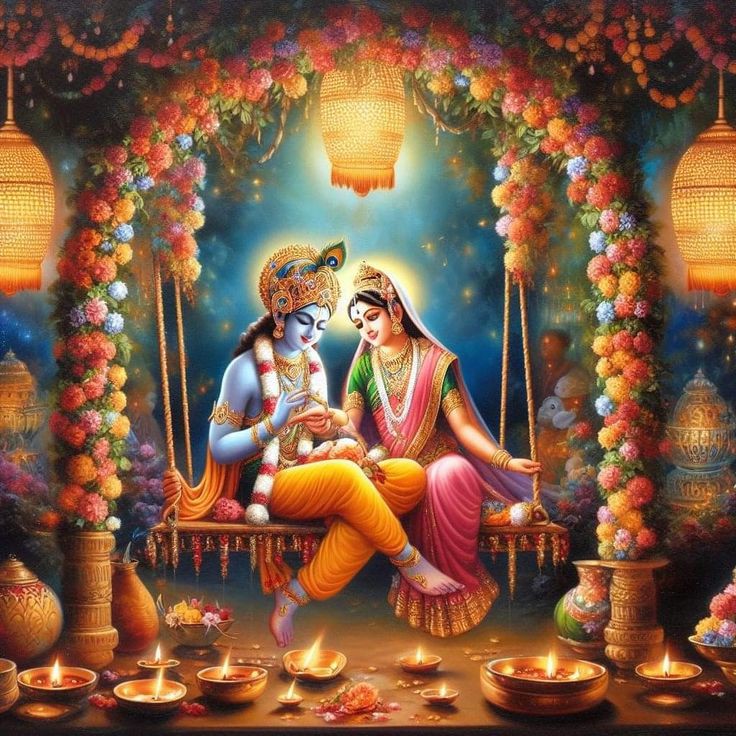 Romantic Radha Krishna Images