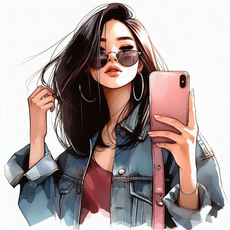 Cartoon Girl DP Pic