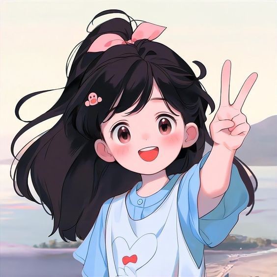 Cartoon Girl DP