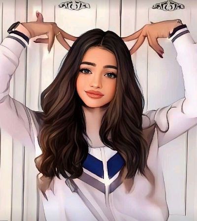 Cartoon Girl DP