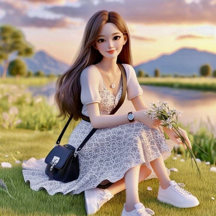 Cartoon Girl DP