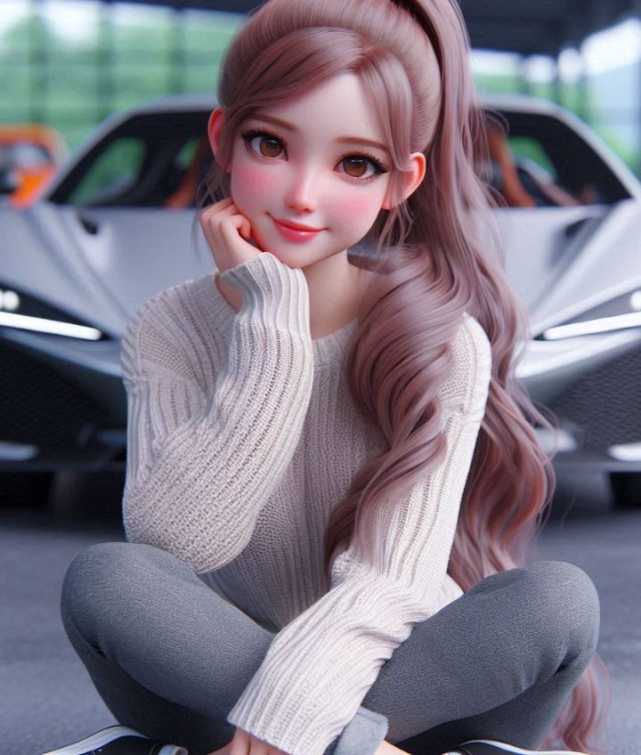 Cartoon Girl DP