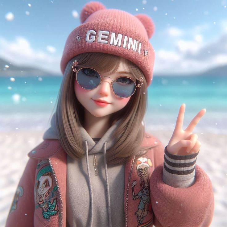 Cartoon Girl DP