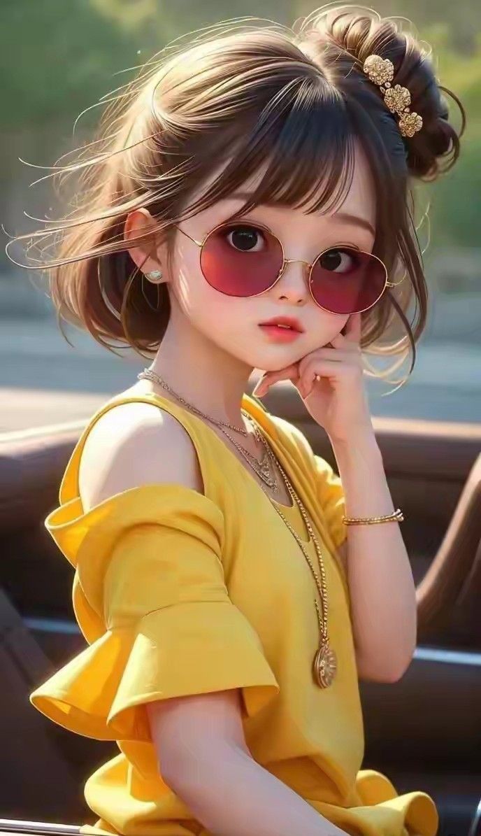 Cartoon Girl DP
