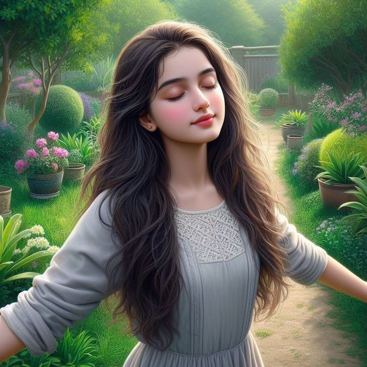 Cartoon Girl DP
