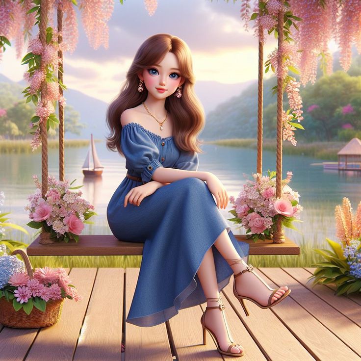 Cartoon Girl DP