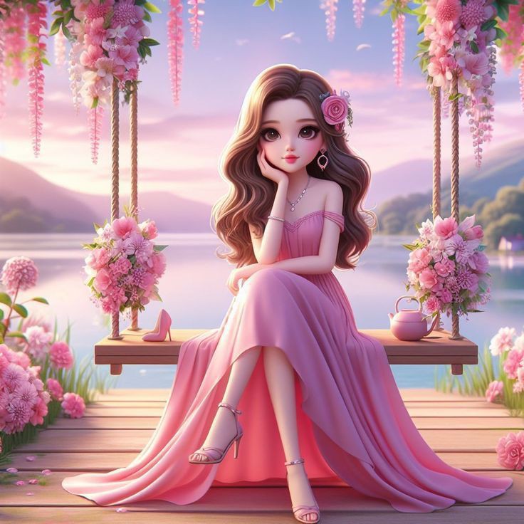 Cartoon Girl DP