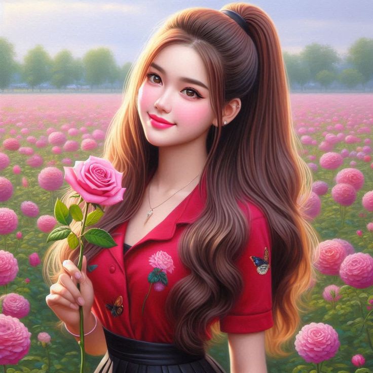 Cartoon Girl DP