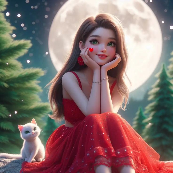 Cartoon Girl DP