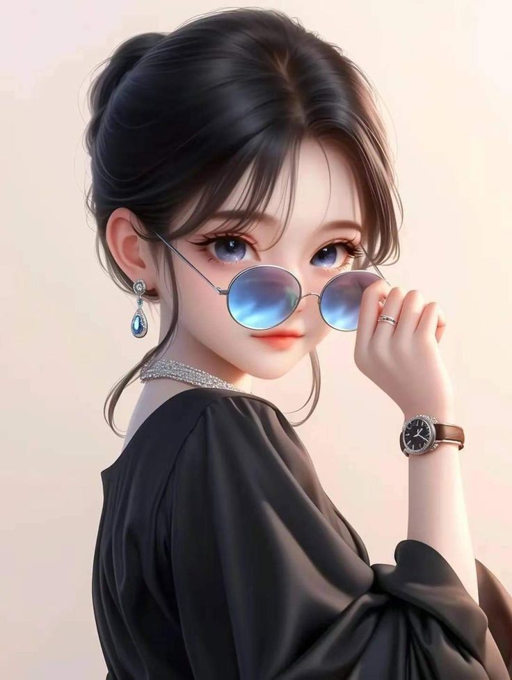 Cartoon Girl DP