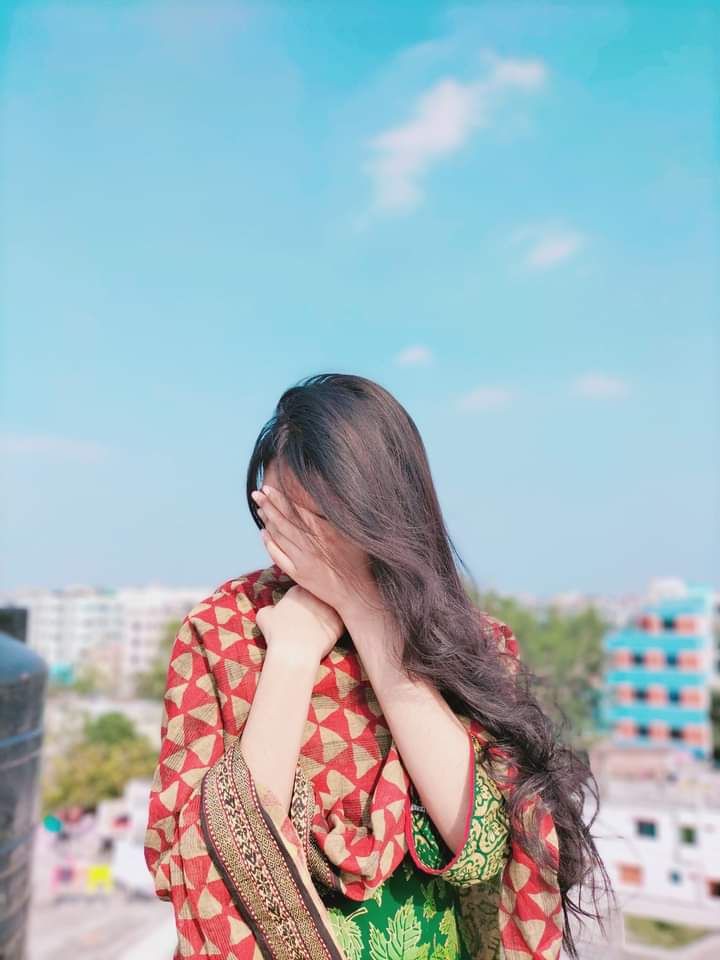 Hidden Face DP For Girls