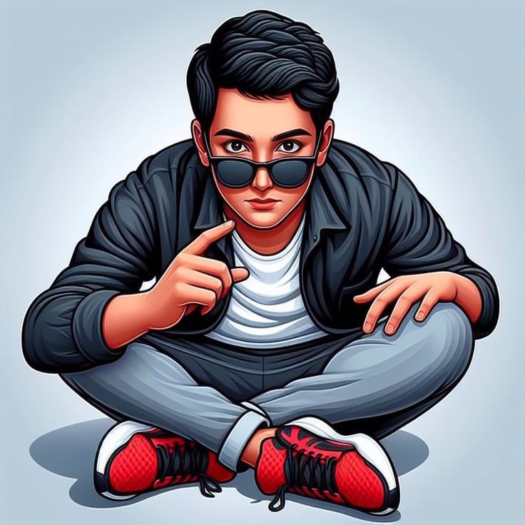 Stylish Cartoon Boy DP