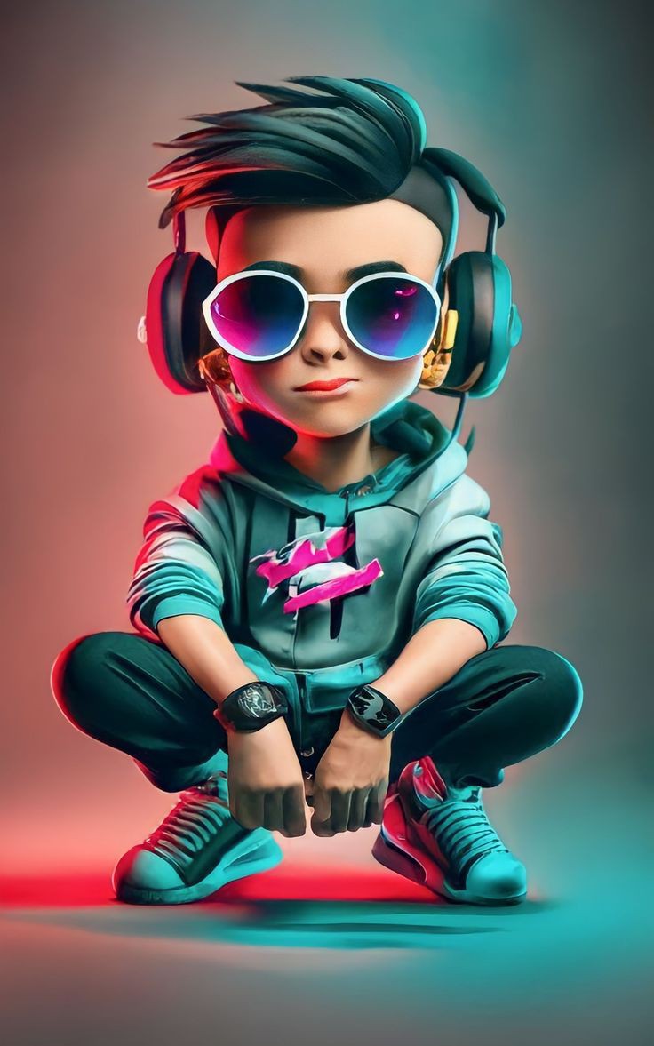 Stylish Cartoon Boy DP