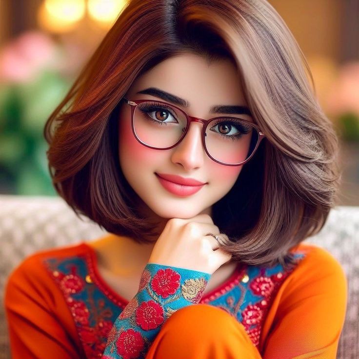 Stylish Cartoon Girl DP