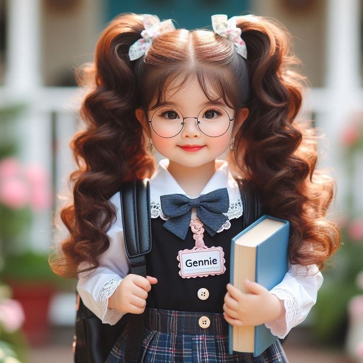 Stylish Cartoon Girl DP