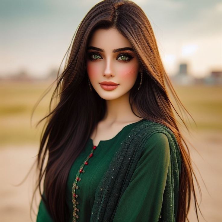 Stylish Cartoon Girl DP