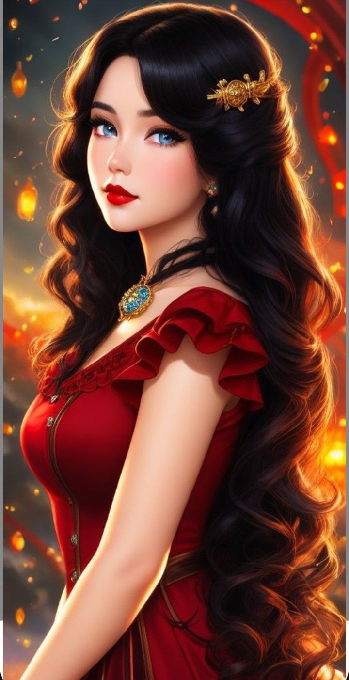 Stylish Cartoon Girl DP