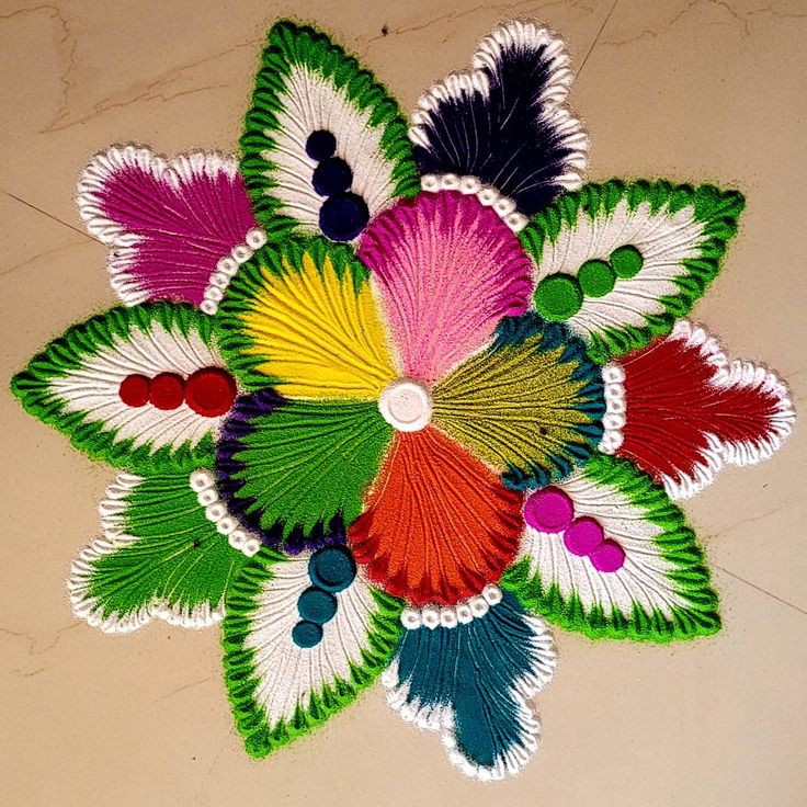 Unique rangoli designs Unique rangoli designs