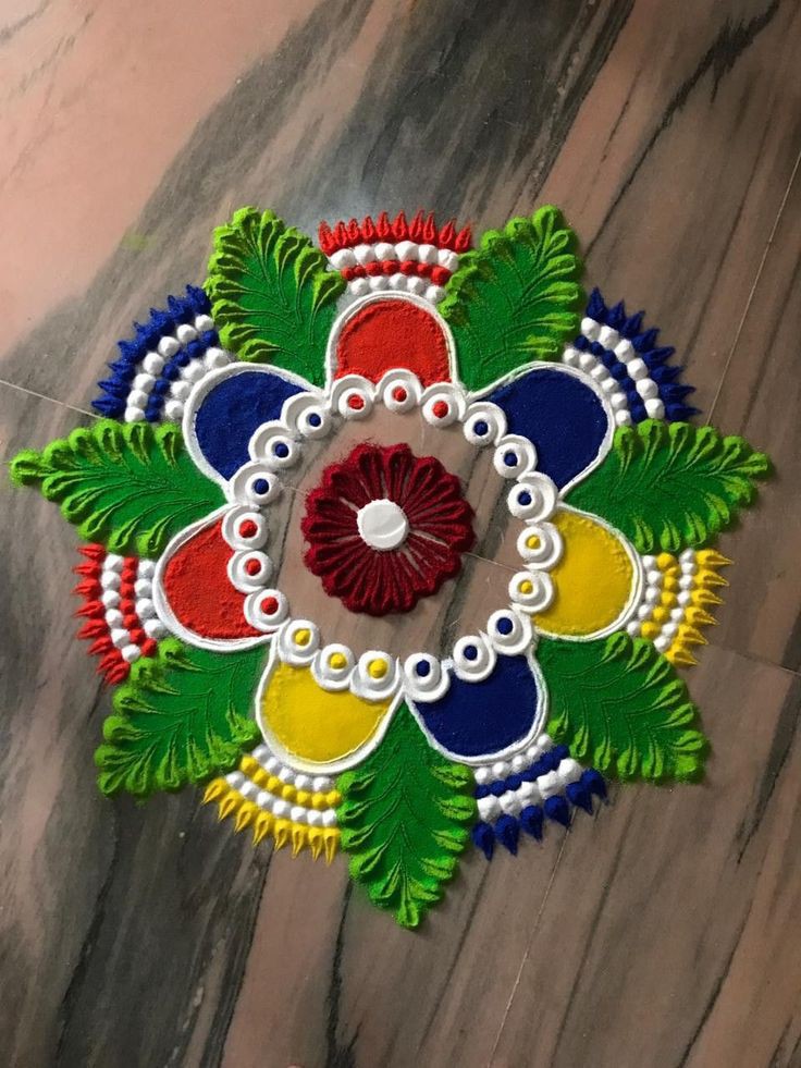 Unique rangoli designs Unique rangoli designs
