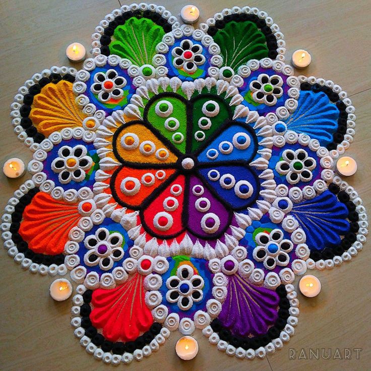 Unique rangoli designs Unique rangoli designs