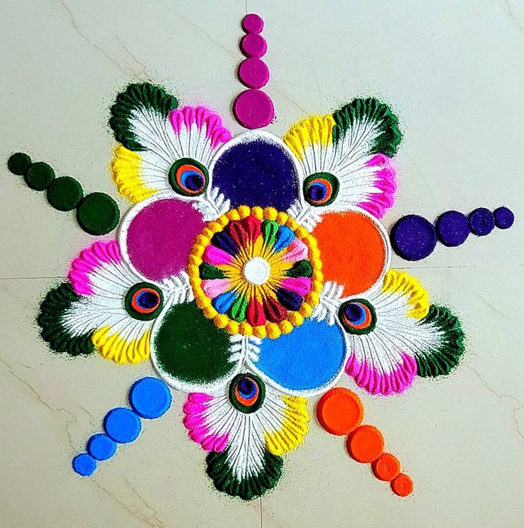 Unique rangoli designs Unique rangoli designs