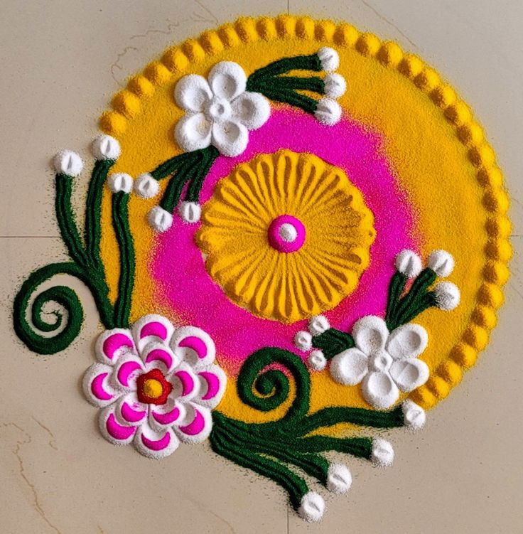 Unique rangoli designs Unique rangoli designs