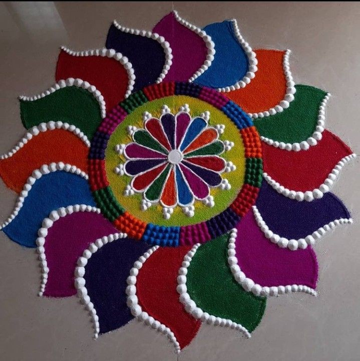 Unique rangoli designs Unique rangoli designs