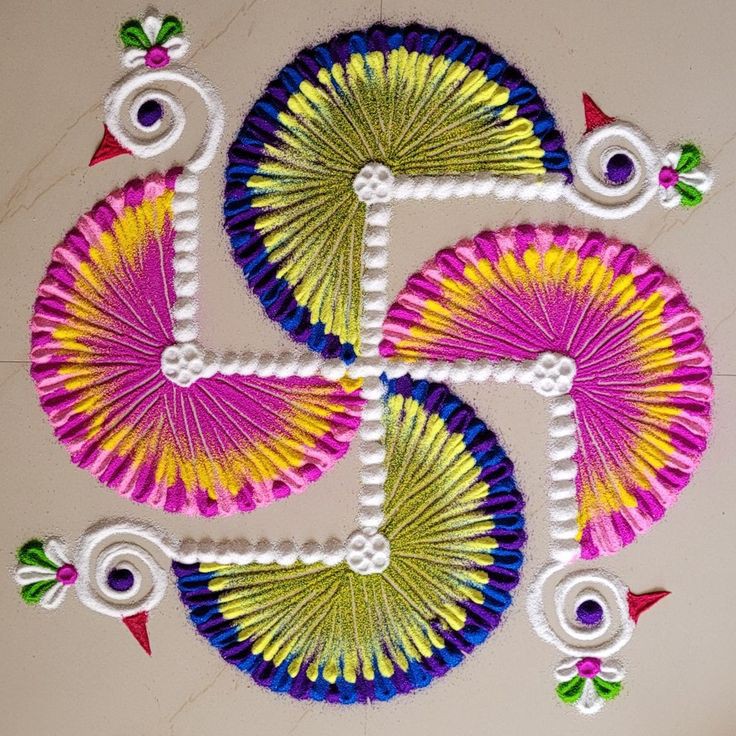 Unique rangoli designs Unique rangoli designs