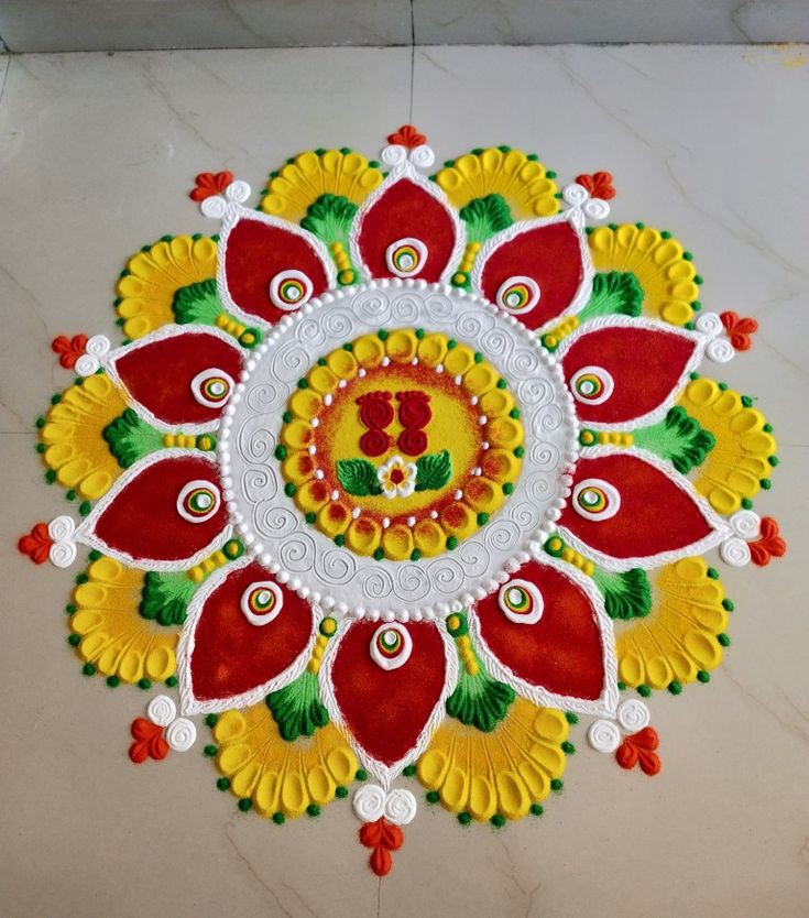 Unique rangoli designs Unique rangoli designs